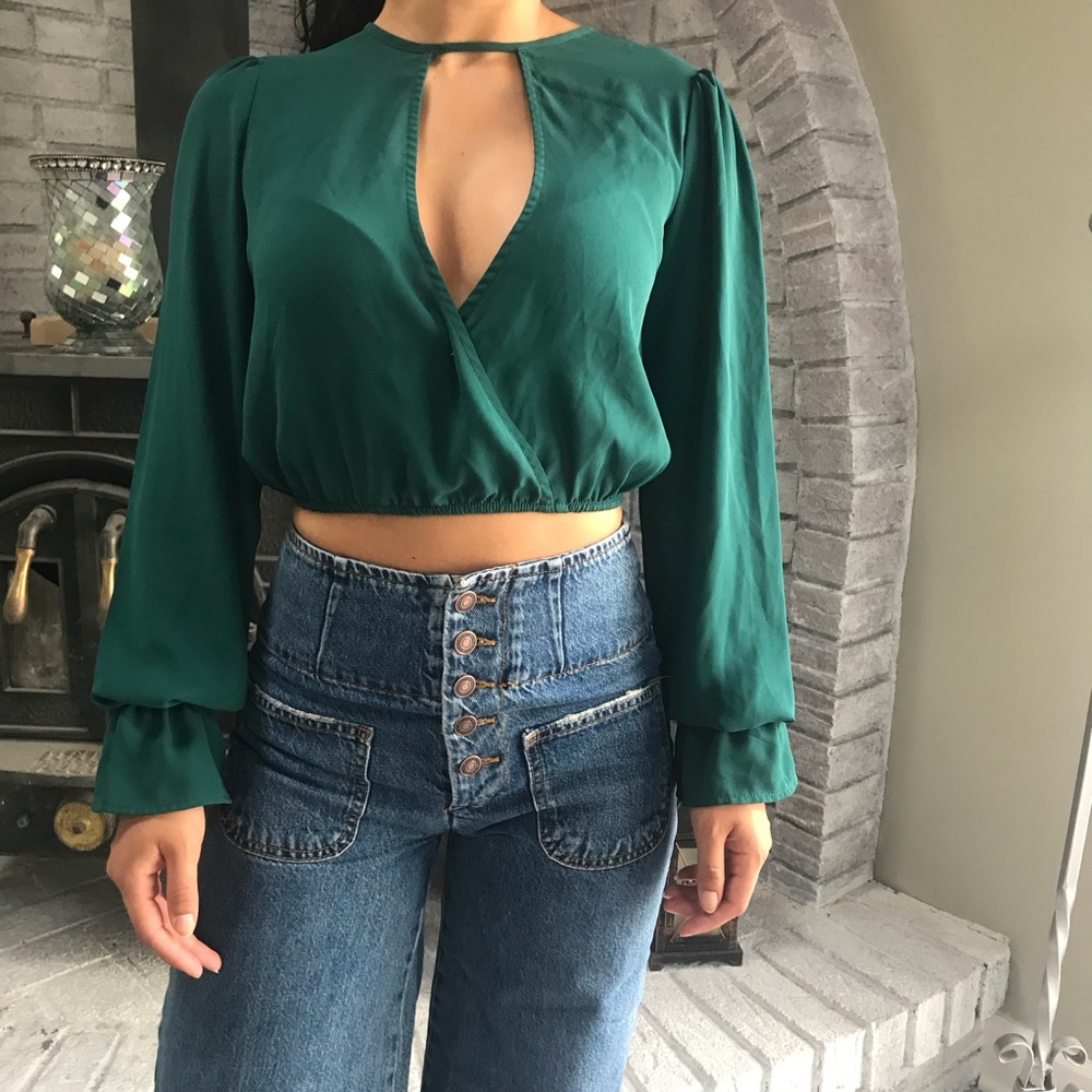 Forever 21 Emerald Blouse